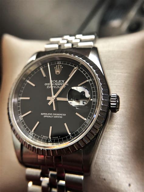 rolex referenz 16220|Rolex 16220 black dial.